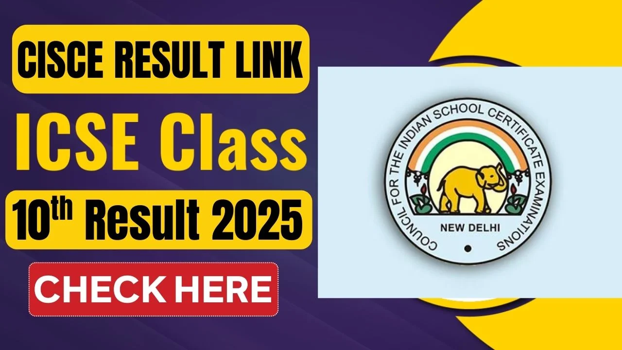 ICSE 10th Result 2025 Class Xth Marksheet