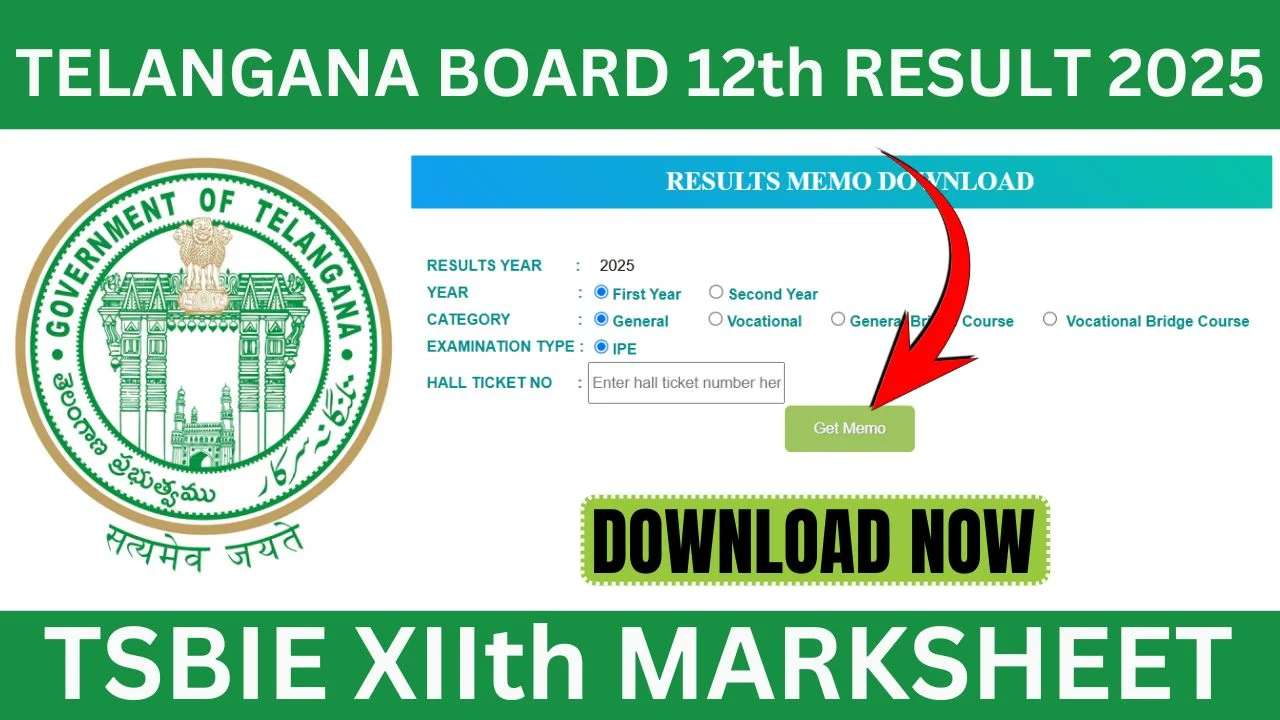 Telangana Board 12th Result 2025