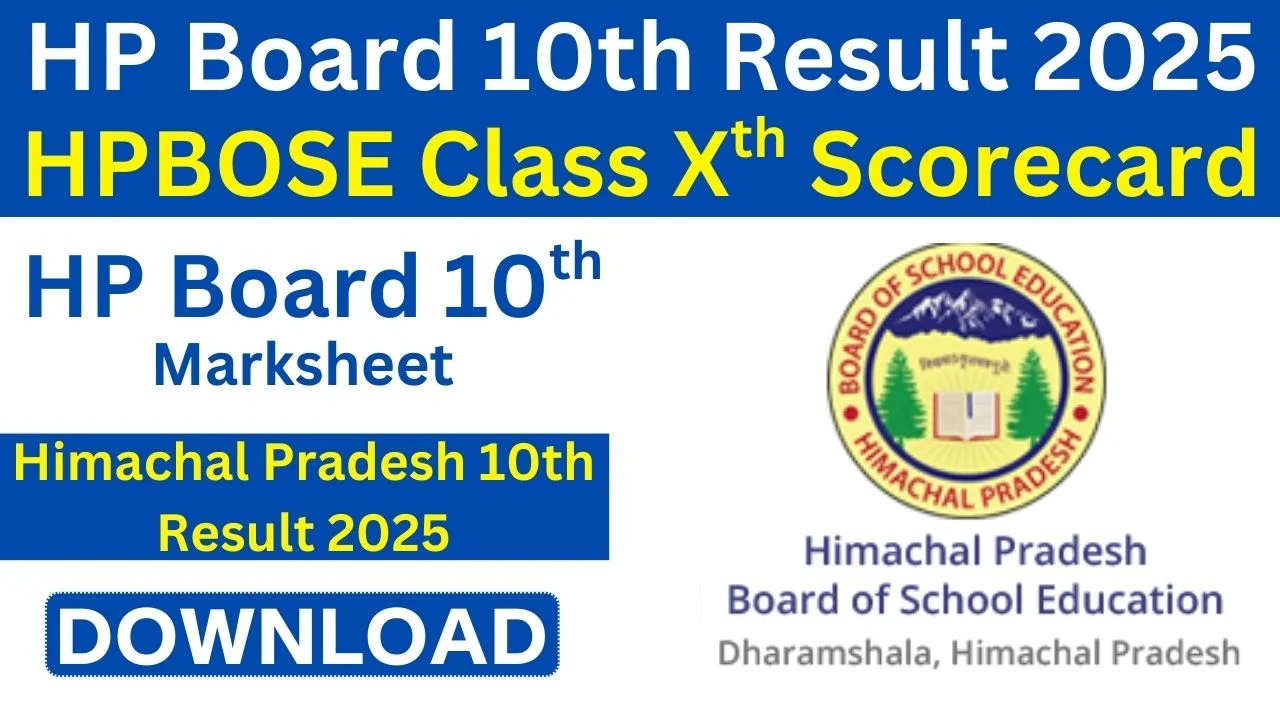 HP Board 10th Result 2025 Link