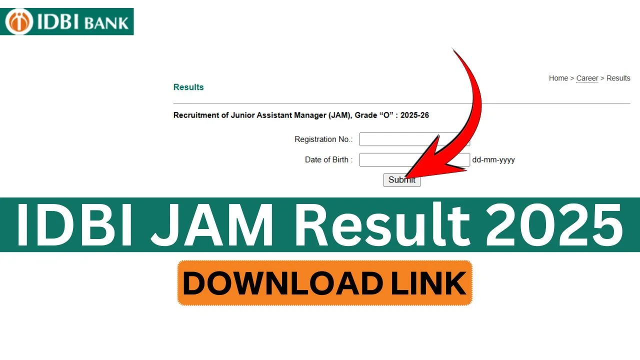 IDBI JAM Result