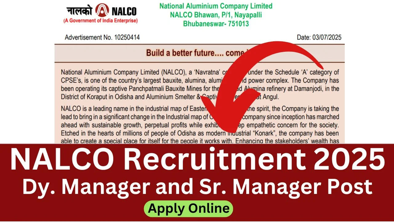 NALCO Recruitment