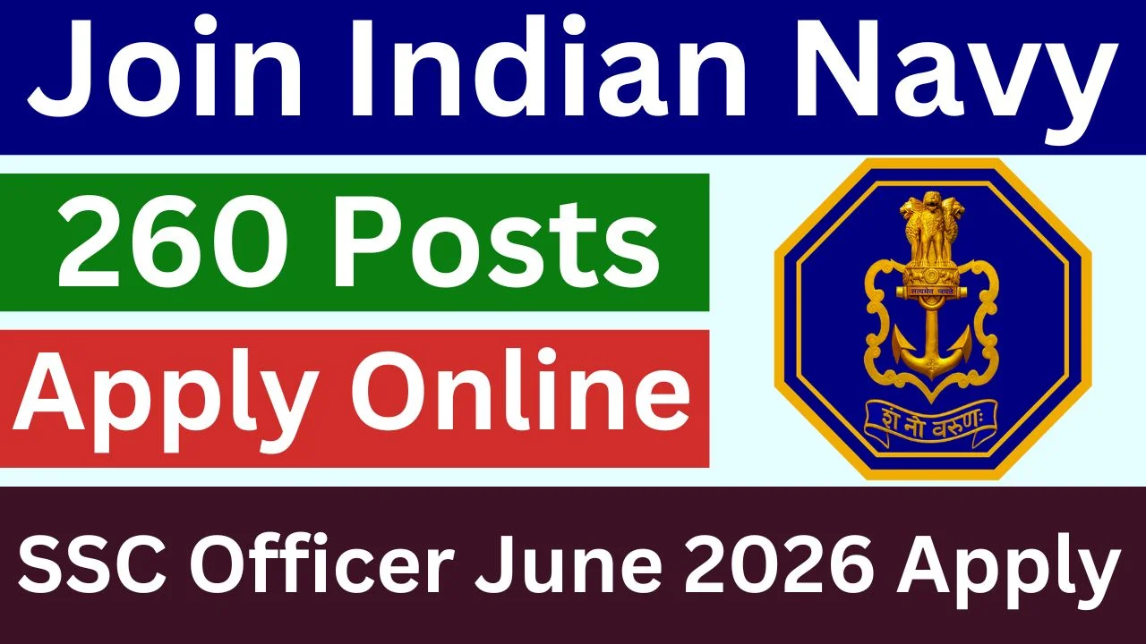 Indian Navy SSC Officer June 2026 Apply