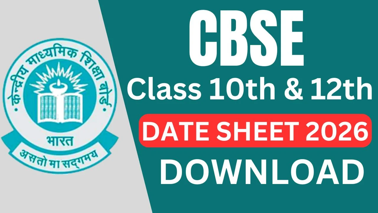 CBSE Date Sheet 2026