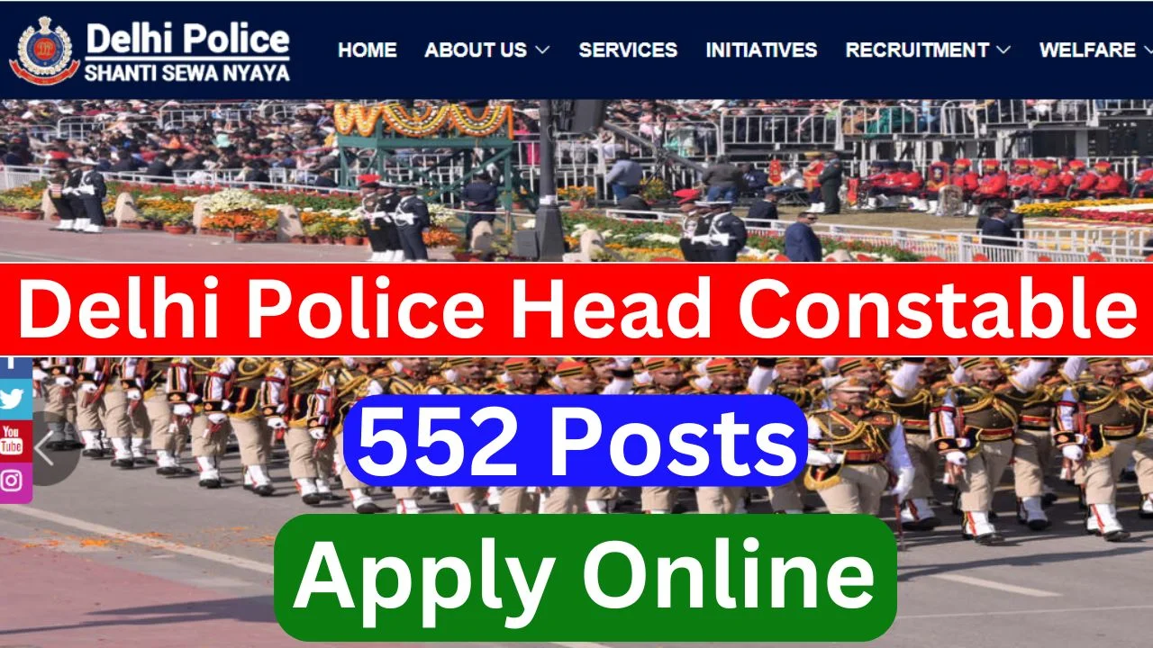 Delhi Police Head Constable Recruitment