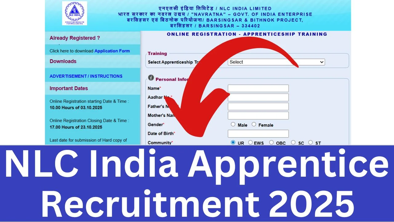 NLC India Apprentice Recruitment