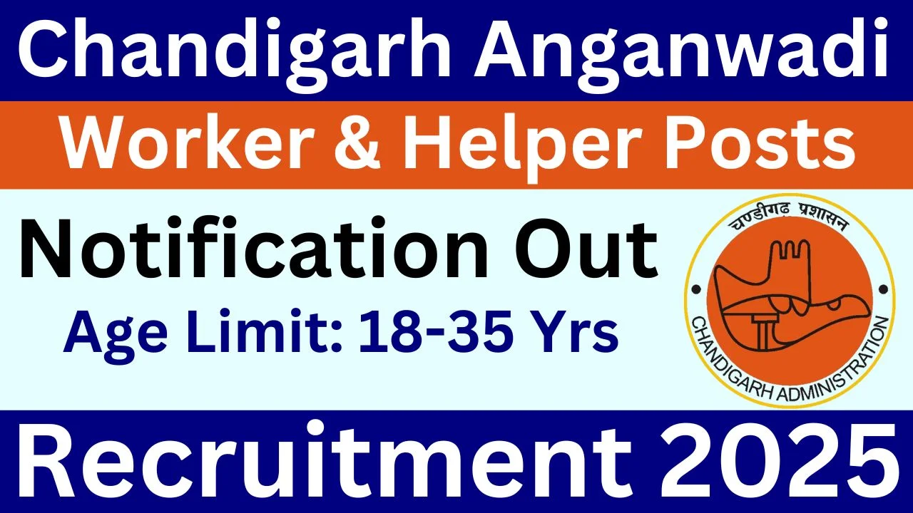 Chandigarh Anganwadi Recruitment