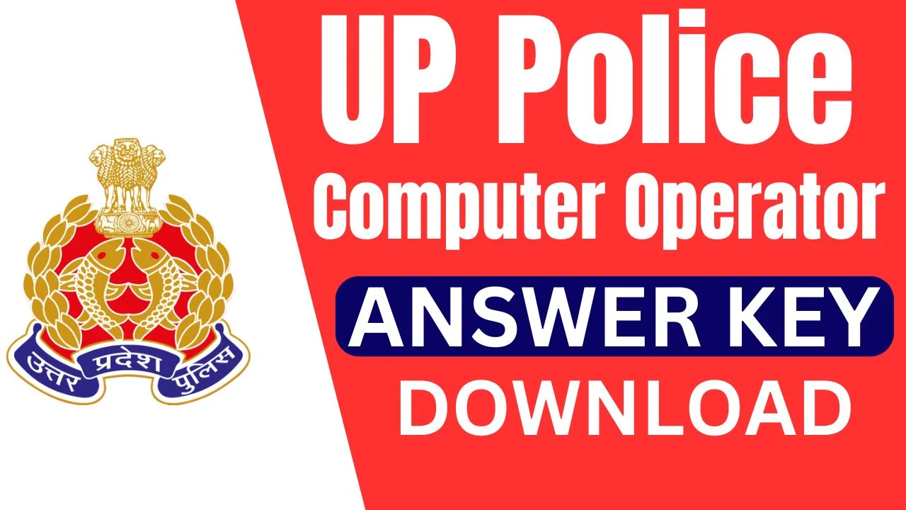 UP Police Computer Operator Answer Key